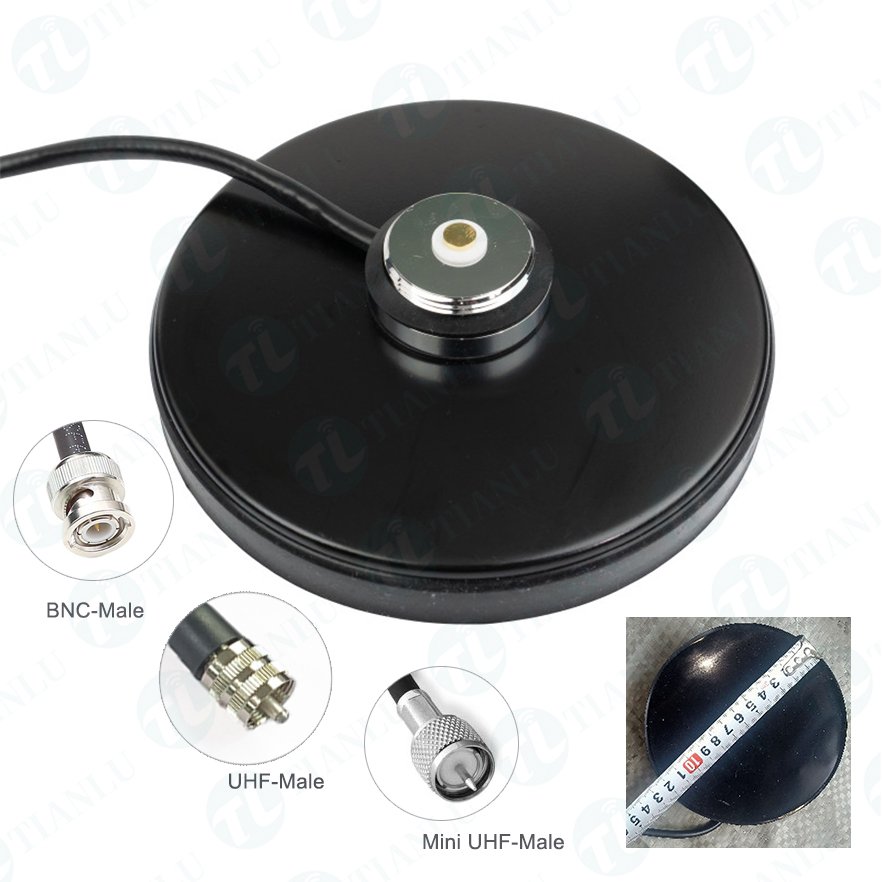 NMO Magnet Antenna Mount (4.75") for Car Bus Taxi Mobile Radio Antenna